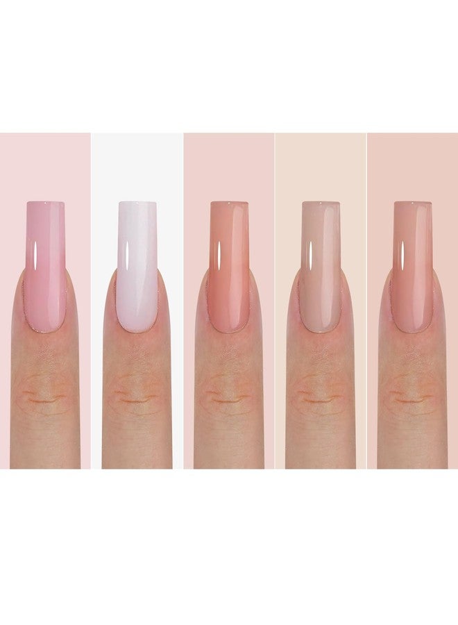 Maigitur 150pcs Maigitur French Gel Nail Tips - Skin Tones Nude Press on Nails Long Square Nail Tips Nude Pre Colored Soft Gel Nail Tip Reusable False Nails in 15Sizes-Soak Off Acrylic Fake Nails Extensions… - Image 1